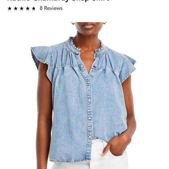 Rails short flutter sleeve top - Picture 2 of 2